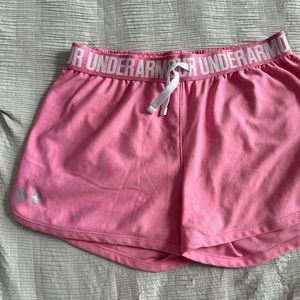 Under Armour Pink Atheltic shorts